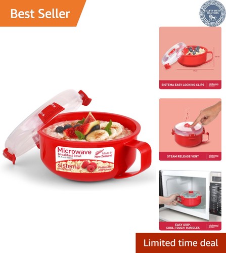 Round 850 red microwave - ml,
