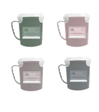 2 x Microwave Soup Mug 600ml