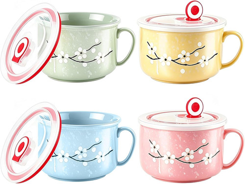 Pcs ceramic ramen bowl with - ramen,