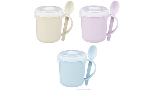 Soup mug with - soup,