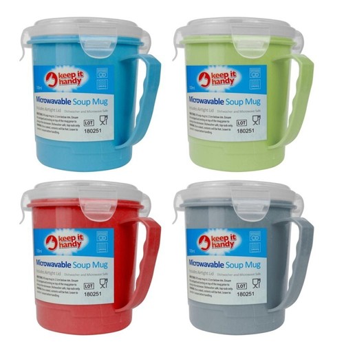 Microwave soup mug 700ml - 4,