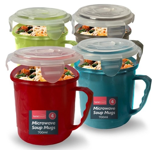 Microwave soup mug 700ml - microwave,