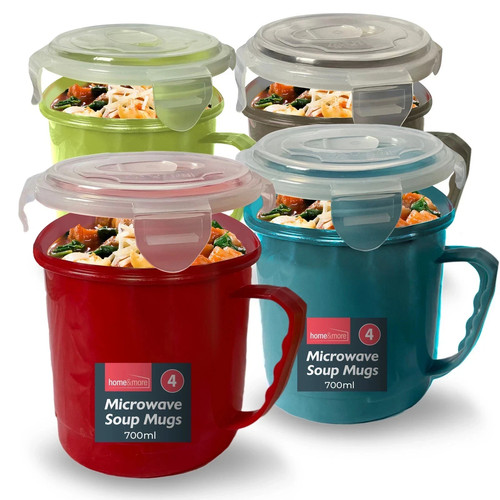 Microwave soup mug 700ml - 4,
